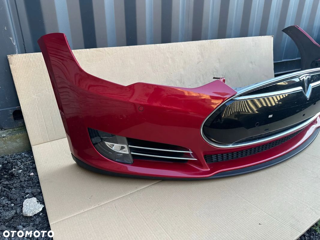 ZDERZAK Tesla Model S KOMPLETNY DEMONTAŻ ORYGINAŁ - 4