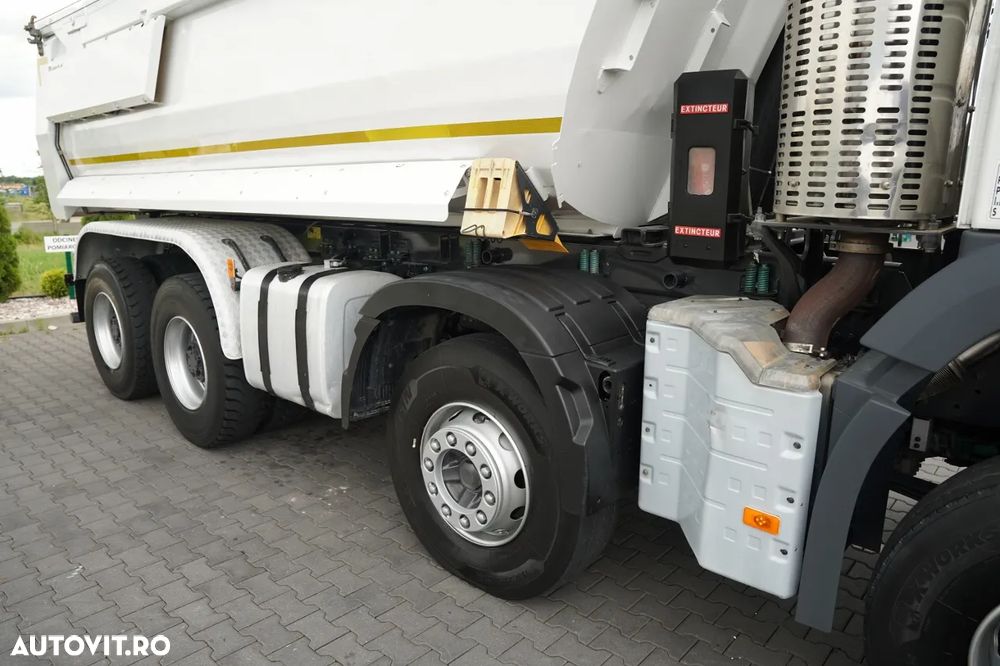 Volvo FMX 460 / 8x4 / BASCULATOR SPATE / CLAPETĂ HIDRAULICĂ / I-SHIFT / PERDĂ ELECTRICĂ / EURO 6 / - 23