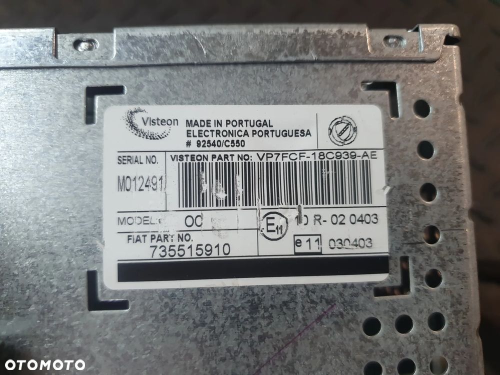 FIAT BRAVO II RADIO 735515910 RADIO SAMOCHODOWE MP3 - 4