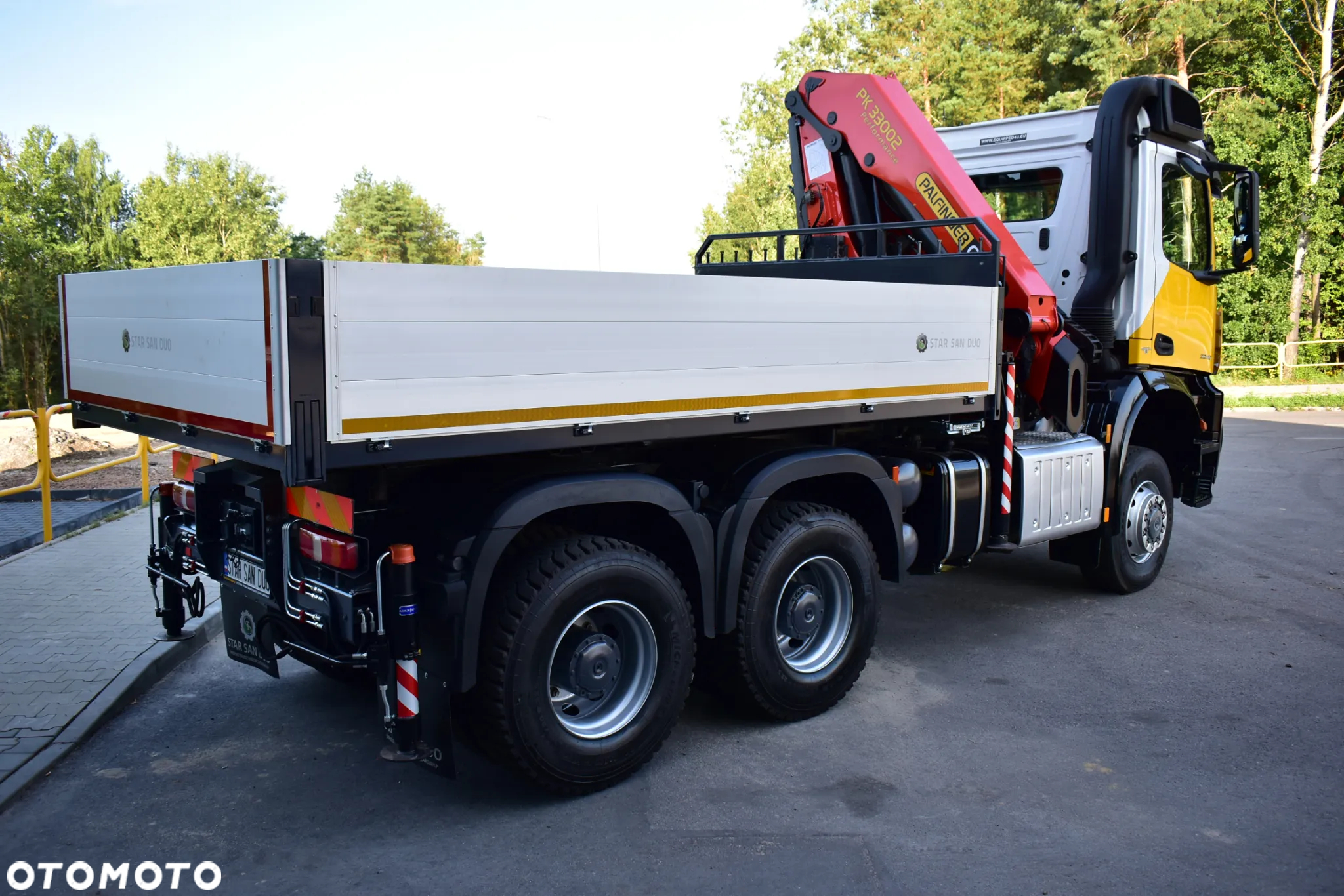 Mercedes-Benz ACTROS 3345 6x6 Palfinger PK 33002 HDS Żuraw Euro 6 Crane Kran - 12
