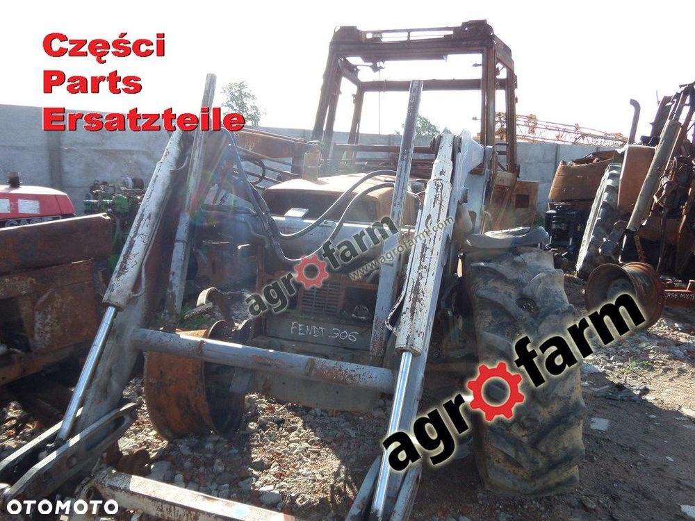 Fendt 306 części, skrzynia biegów, silnik, oś - 4