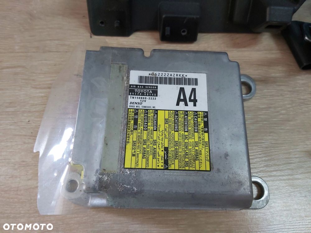 TOYOTA SIENNA Deska Air bag poduszka pasy ORYGINAŁ Czarne wnętrze - 5
