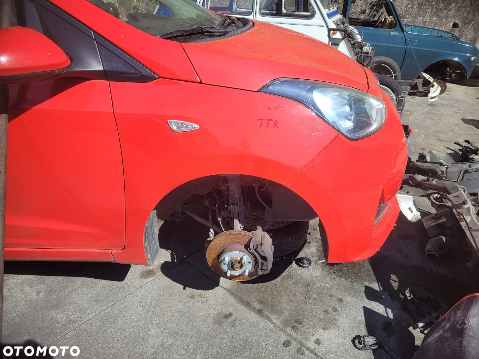 HYUNDAI I10 II LIFT TTR BLOTNIK PRZOD PRAWY LEWY - 11