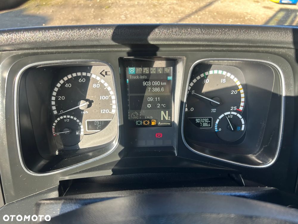 Mercedes-Benz ACTROS 1848 GIGASPACE + SCHMITZ 2017 ZESTAW CAŁY CZARNY / RETARDER / NOWY TACHOGRAF / KSENONY / FULL SPOJLERY / 2 ZBIORNIKI PALIWOWE / SCHMITZ JOLODA / ZAMKNIĘCIE CELNE - 19