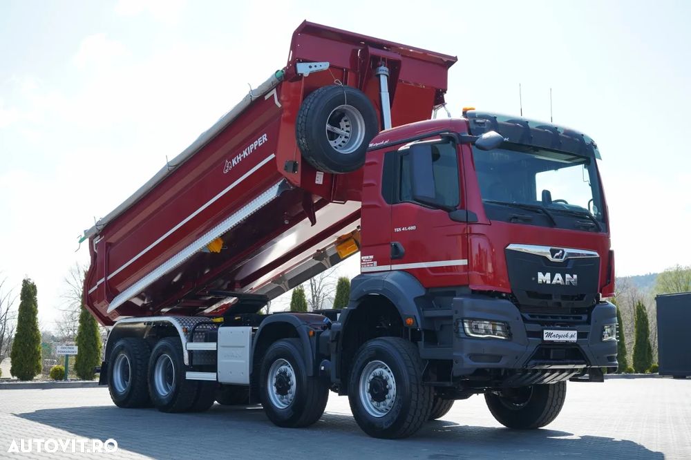 MAN TGS 41.480 / 8X6 / BASCULATOR / AUTOMAT / NOU-NOUȚ / ECHIPAMENTE FOARTE BOGATE / - 7