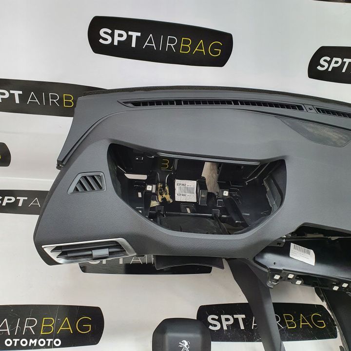 PEUGEOT 3008 5008 DESKA ROZDZIELCZA KONSOLA KOKPIT PULPIT PODUSZKI AIRBAG AIR BAG PASY KIT SET - 3