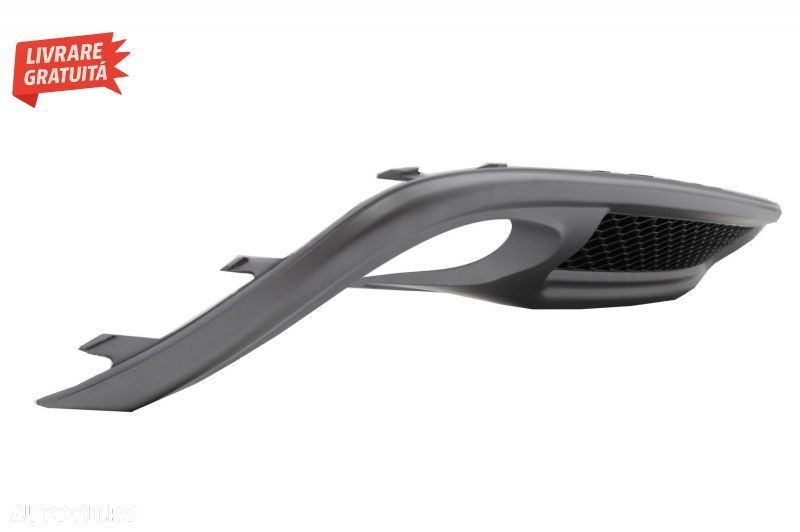 Difuzor Bara Spate si Ornamente toba AUDI A4 B8 Facelift Sedan/Avant (2012-2015) S- livrare gratuita - 4