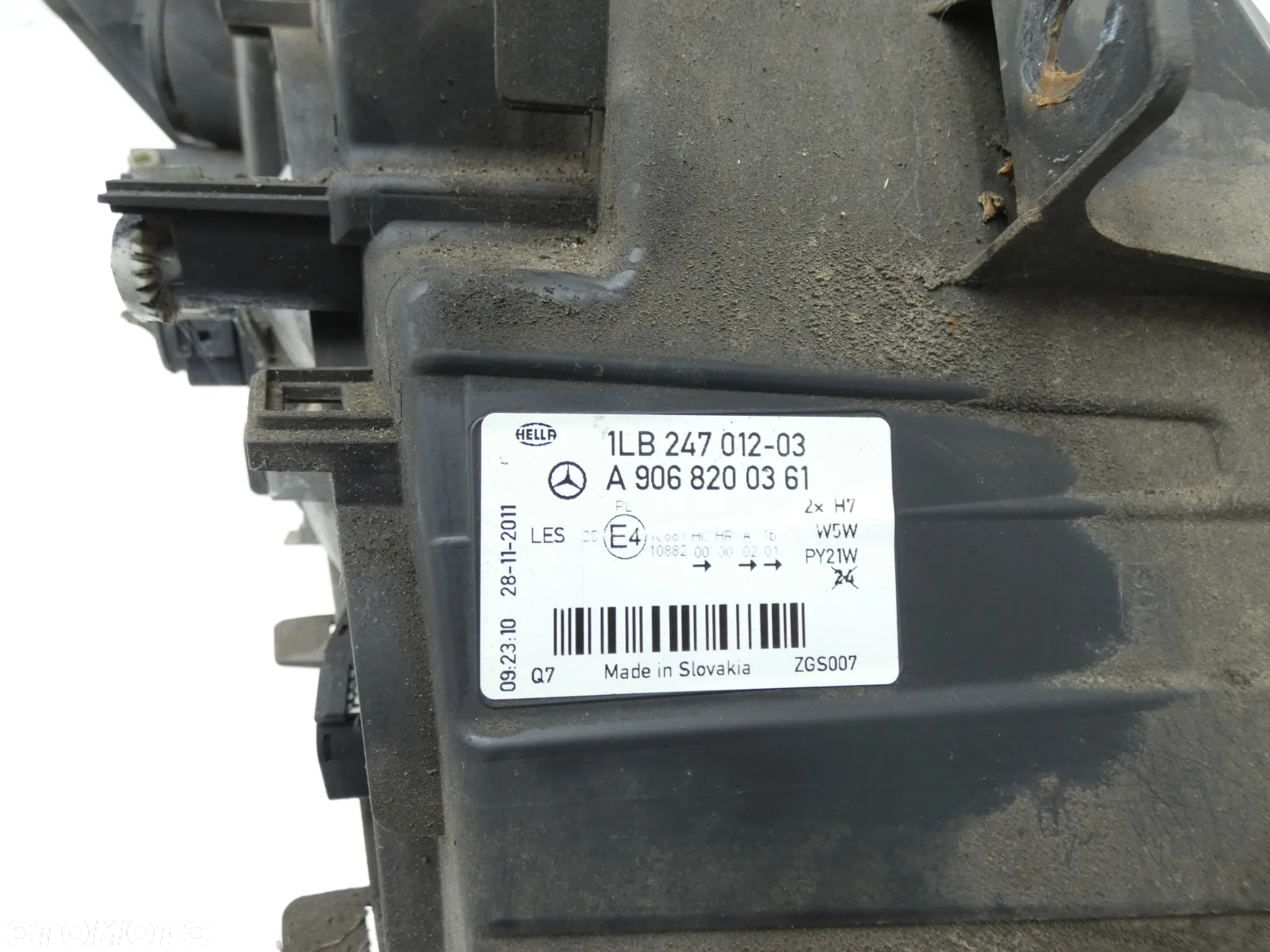 MERCEDES SPRINTER W906 LAMPA LEWA PRZÓD PRZEDNIA UK RHD A9068200361 GORLICE - 10