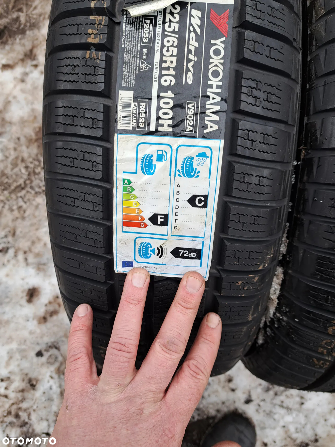 Opony zimowe Yokohama W.drive V902A 225/65R16 100 H DOT 2616 2016 rok - 3