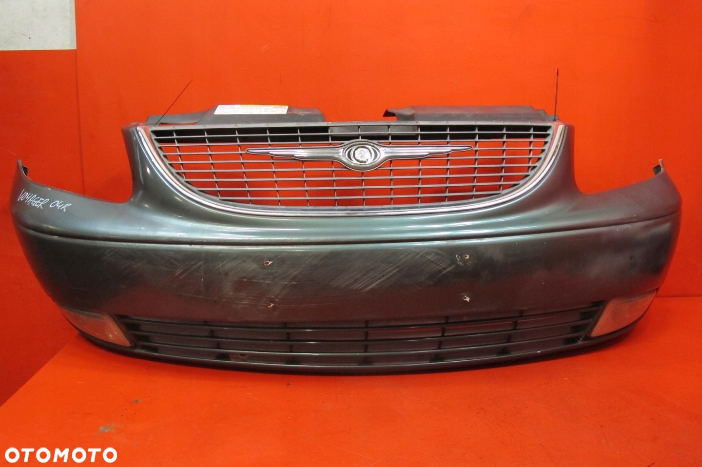 CHRYSLER VOYAGER RG 4 IV GRIL KRATKA HALOGENY ZDERZAK PRZÓD ATRAPA GRILL - 1