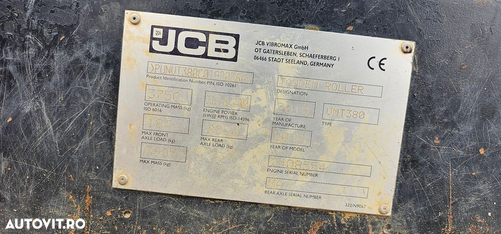 JCB VMT 380.130 Cilindru compactor - 7
