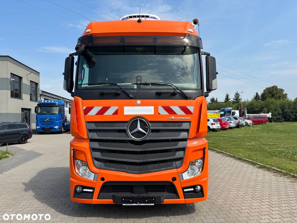 Mercedes-Benz Actros 2645 6x2 kabina Big Space, SOLO STAR z przyczepą POLKON zestaw niskopodwoziowy , laweta , autoholowanie, transport pojazdów , transport maszyn, pojazd do transortu słomy, mega, lowdeck, cały na poduszkach w bardzo dobrym stanie z Niemiec - 2