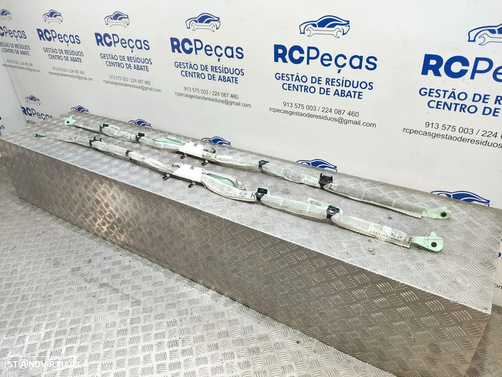 Conjunto Cortinas Laterais Airbag Esquerda Direita Jaguar XF X250 8X2314K159AE 8X2314K160AE - 4