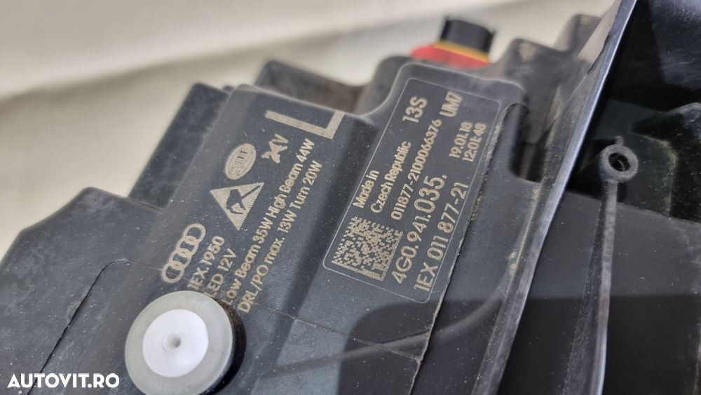 Far stanga Audi A6, C7 facelift, full led Matrix, 2014, 2015, 2016, 2017, 2018, 4G0941035. - 8