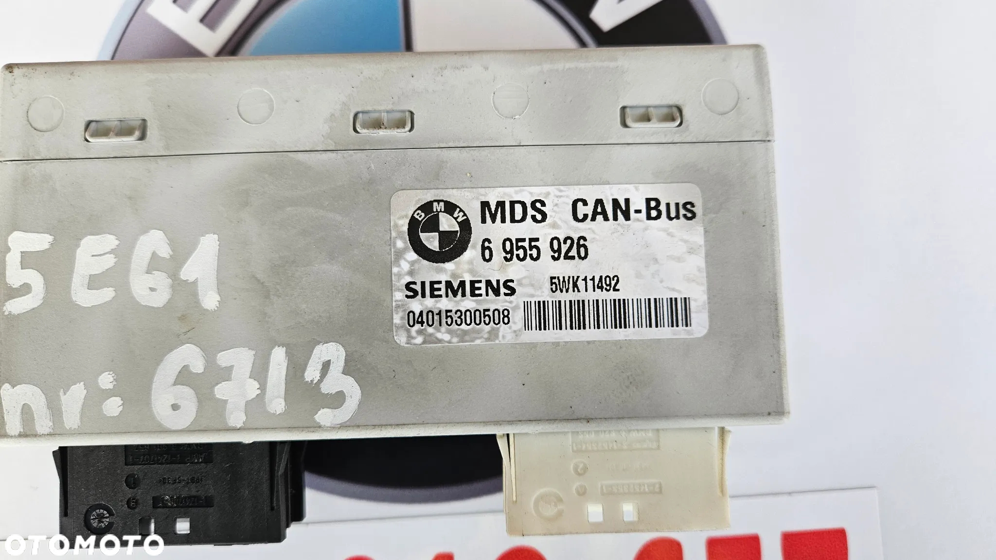 BMW 5 E61 Sterownik szyberdachu Moduł dachu MDS 6955926 - 2