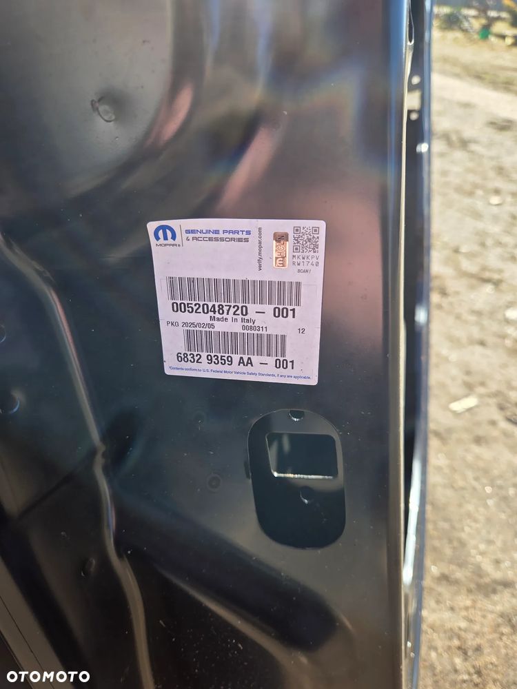 Drzwi prawe tylne tył Fiat 500X 500 x 52048720 Drzwi prawy tylne tył Fiat 500X 500 x 0052048720 - 20