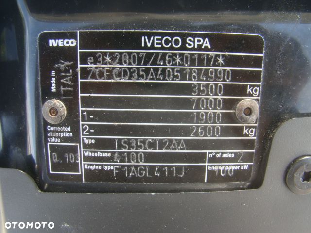 Iveco DAILY 35 C 14 SKRZYNIA 4.90M 3.5T 100%PRZEBIEG-POTWIERDZONY-SERWIS 3.5T NA HAKU - 17