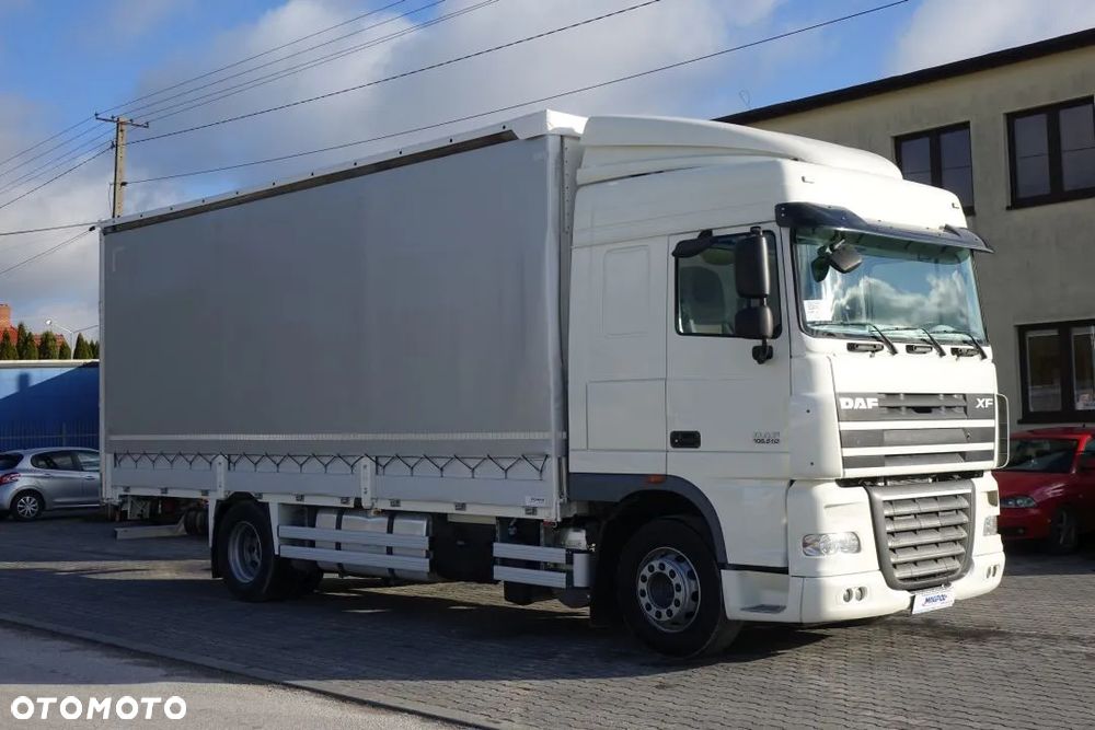 DAF XF 105.510 / BURTO-FIRANKA / EURO5 / AUTOMAT / NOWE PLANDEKI I DACH / PODŁOGA SZYNA-DESKA - 3