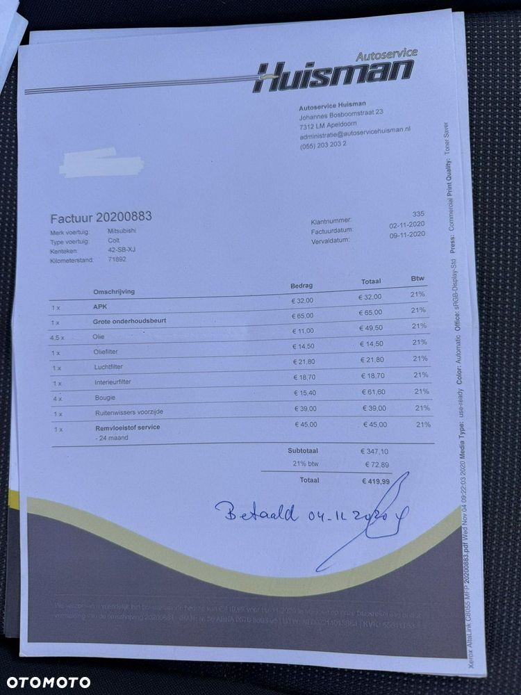 Mitsubishi Colt 1.3 Automatik Invite - 36