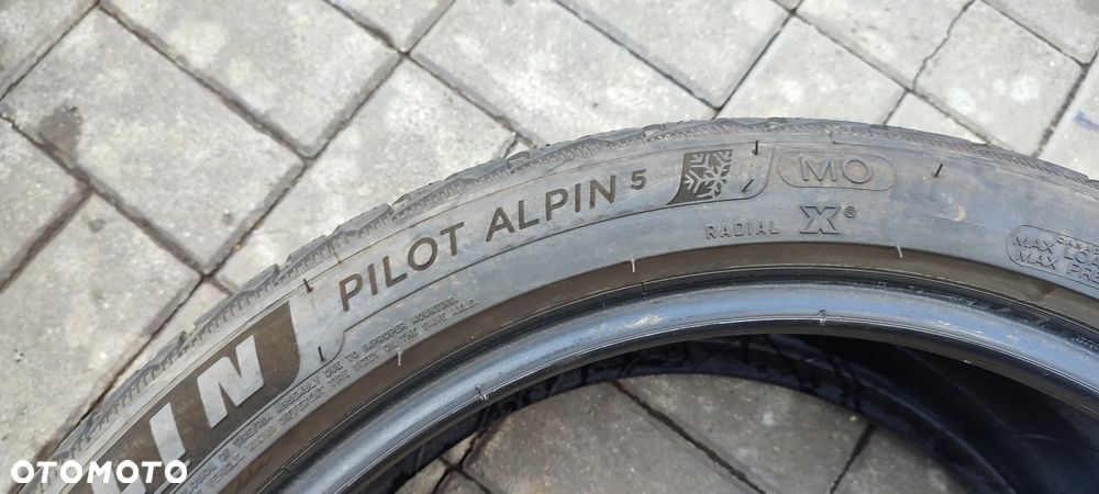 OPONY ZIMOWE 245/40R19 CALI MICHELIN PILOT ALPIN 5 (2518) 6mm ZIMA 2SZTUKI PARA - 5
