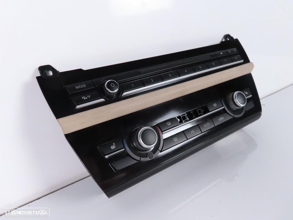 Painel do Rádio e Ar Condicionado Frontal Usado / Original BMW 5 (F10)/BMW 5 Tou... - 2