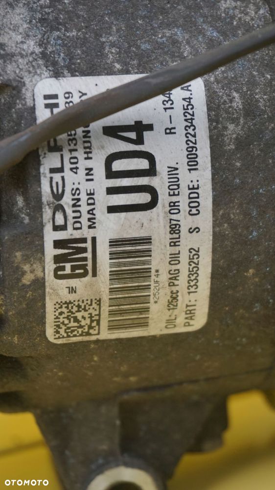 ZAFIRA C ASTRA 2.0 CDTI 14r 165KM A20DTH sprezarka klimatyzacji 13335252 - 6