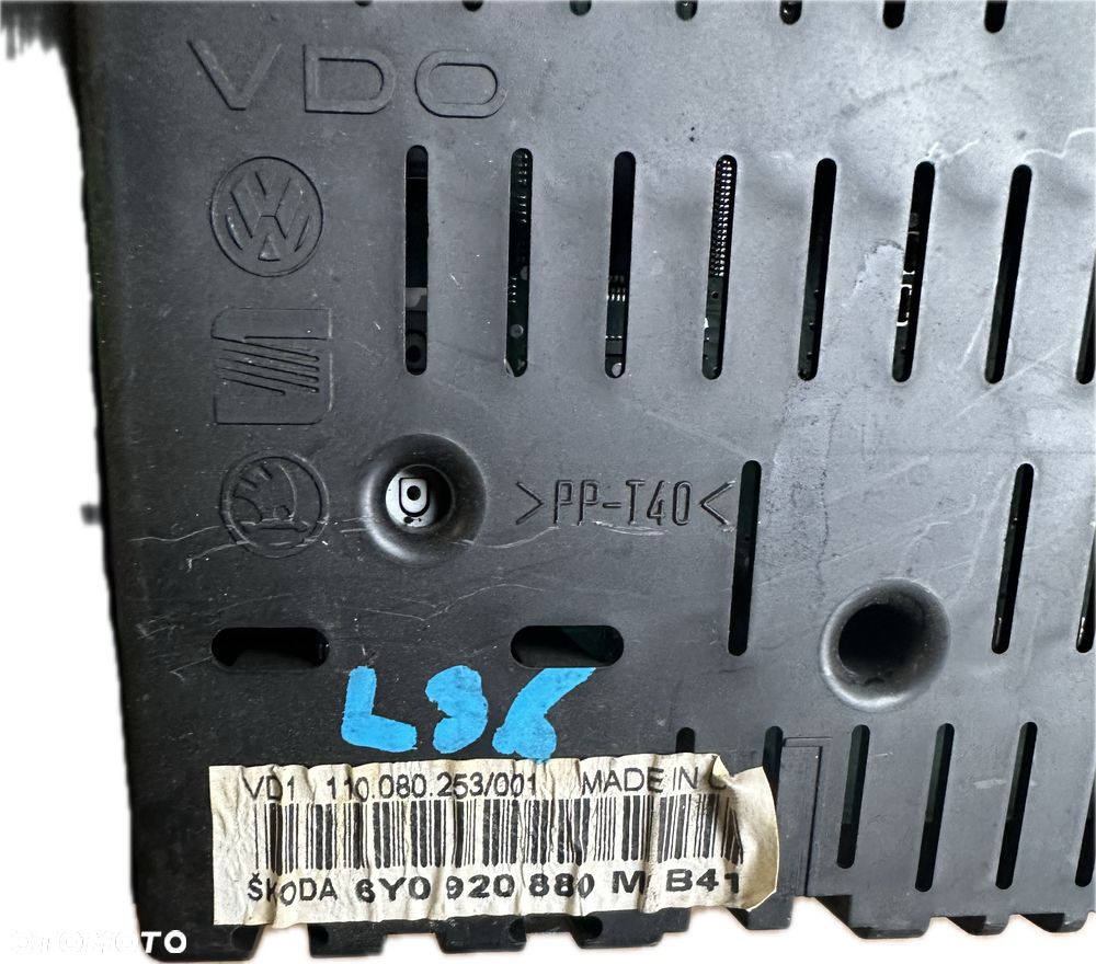 Licznik Zegary Skoda Fabia I 6Y0920880M - 2