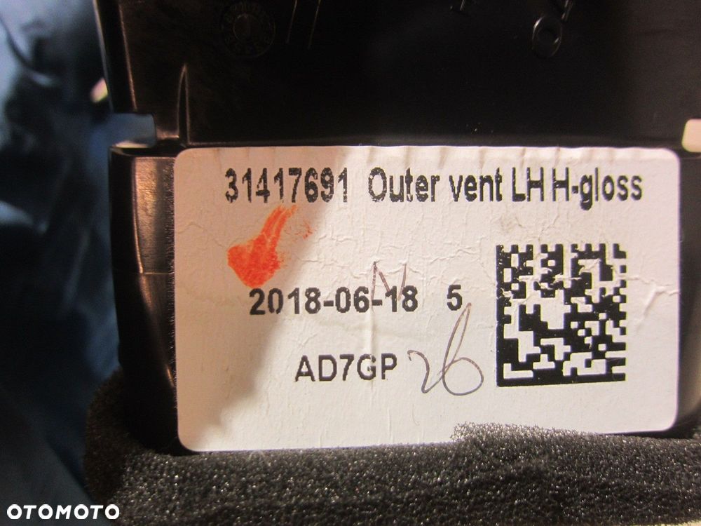 VOLVO XC60 II XC 60 LEWA KRATKA KIEROWCY DESKI KONSOLI NAWIEWU 31417691 - 8
