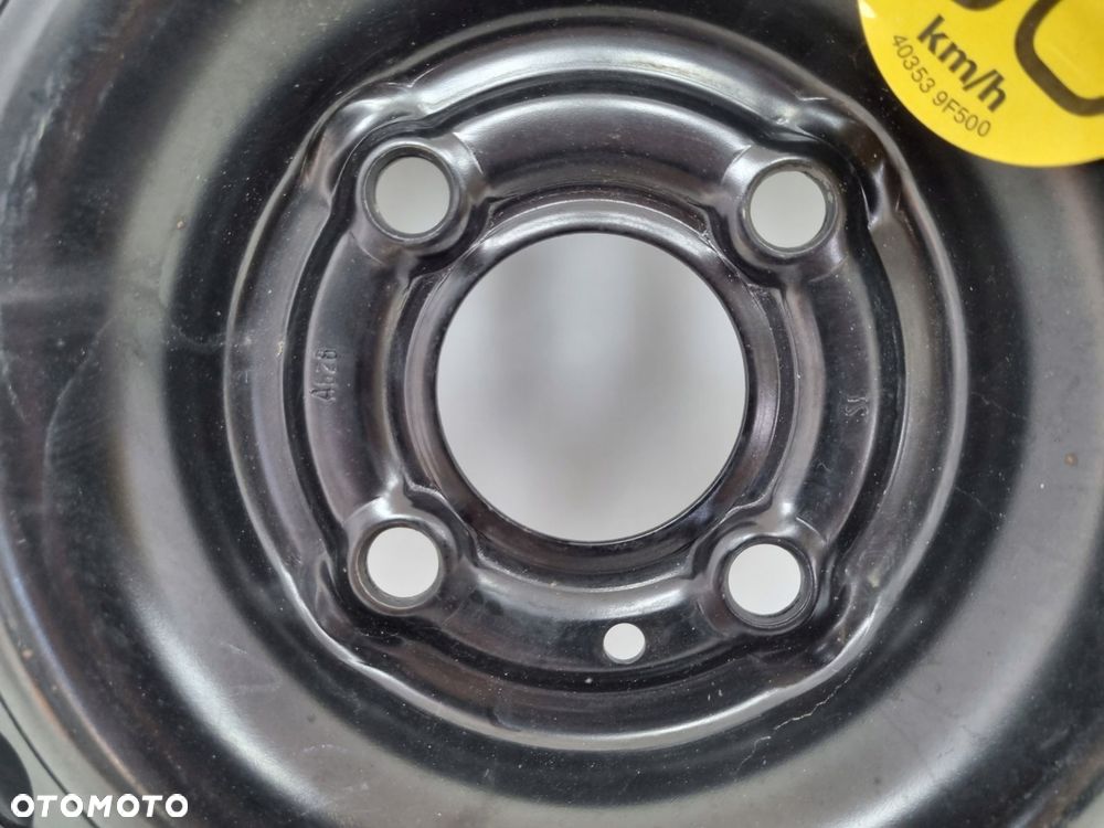 KOŁO DOJAZDOWE ZAPASOWE Nissan Micra K12 Note 105/70 R14 4x100 40300AX677 - 3