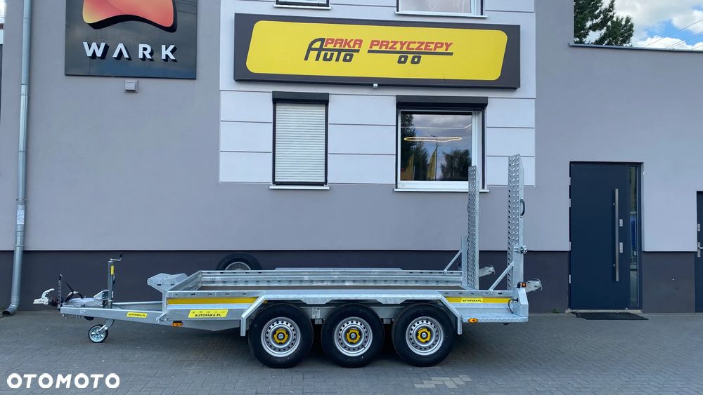 Wark KOP 35/37 Przyczepa Podkoparkowa 3-Osie, 370x180 CM, DMC 3500 KG, z najazdami stalowymi 170 cm - 2