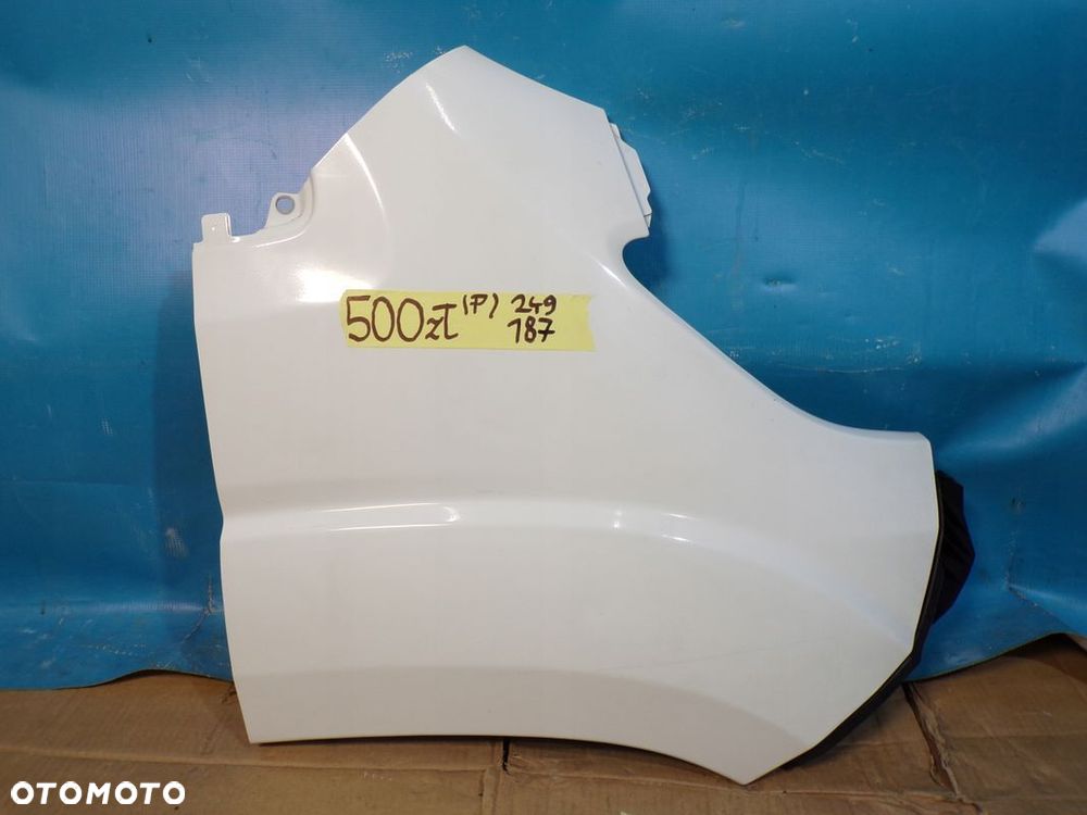 DUCATO BOXER JUMPER Lift 14- błotnik przedni PRAWY BIAŁY kolor 249 - 1