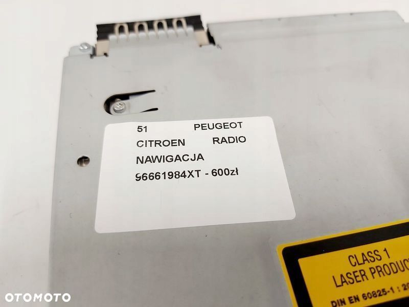 peugeot 5008 1 i citroen radio nawigacja navi 96661984xt - 5