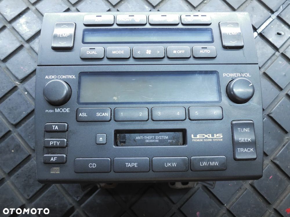 LEXUS GS300 PANEL RADIOODTWARZACZ 86120-3A541 55900-3A231 - 1