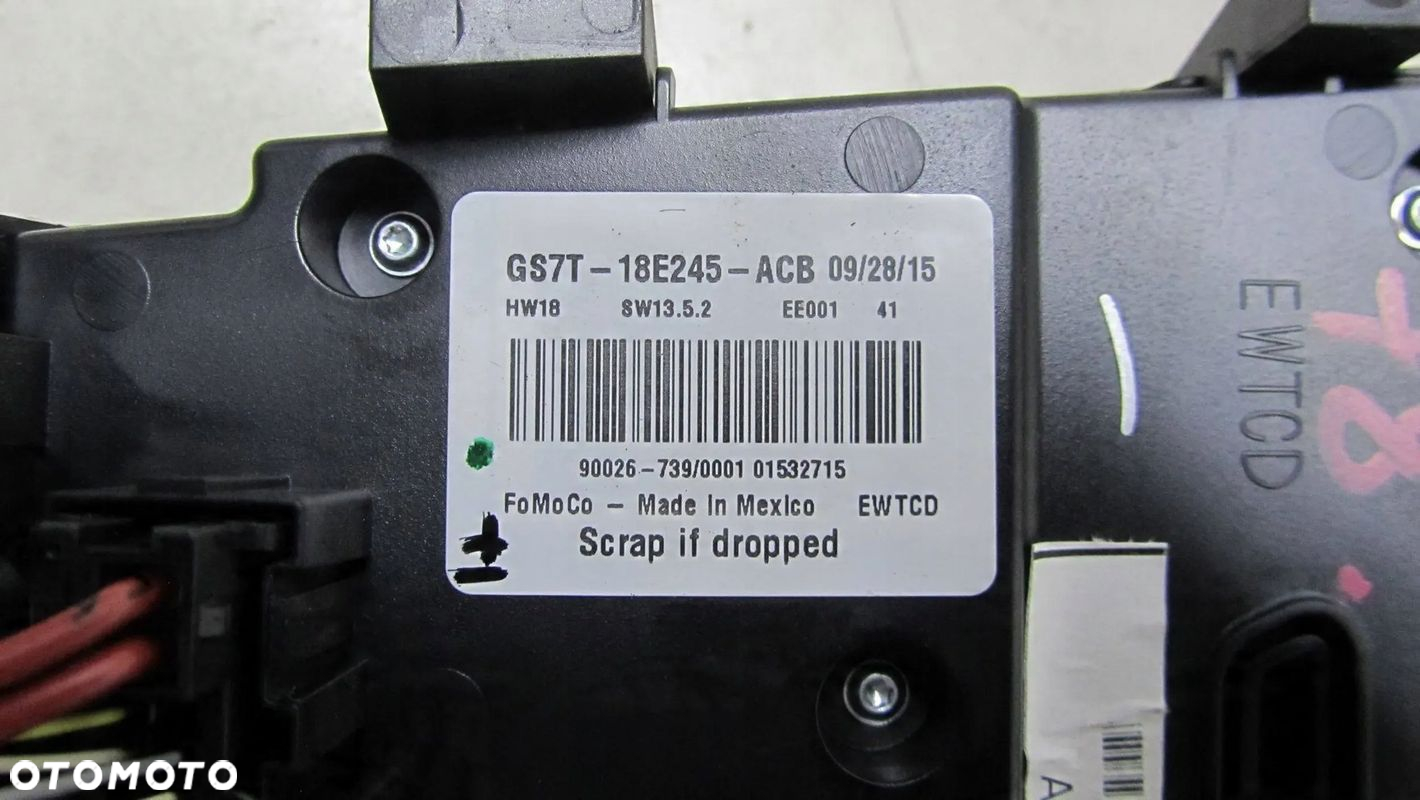 FORD MONDEO MK5 PANEL KLIMATYZACJI RADIA GS7T-18E245-ACB - 9