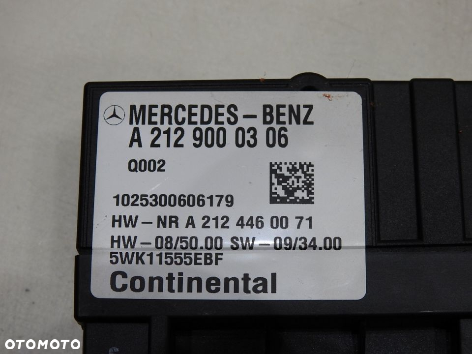 MODUŁ STEROWNIK POMPY PALIWA MERCEDES W212 2.2 CDI - 11