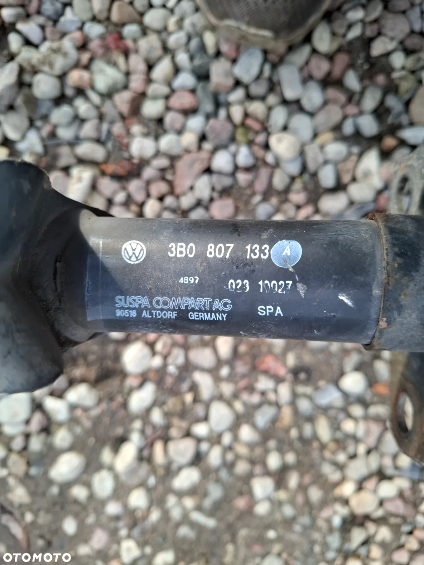 STREFA ZGNIOTU PASSAT B5 LEWY PRAWY KOMPLET ODBÓJ PRZÓD 3B0807133A - 2