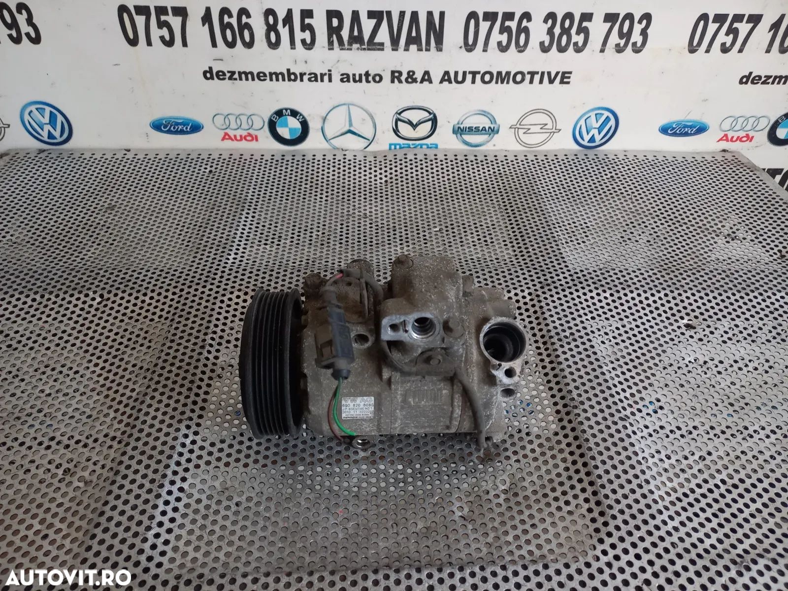 Compresor Clima Ac Aer Conditionat Vw Seat Skoda 1.2 Benzina Cod 6QG Compresor Clima Fabia 2 Polo I - 1