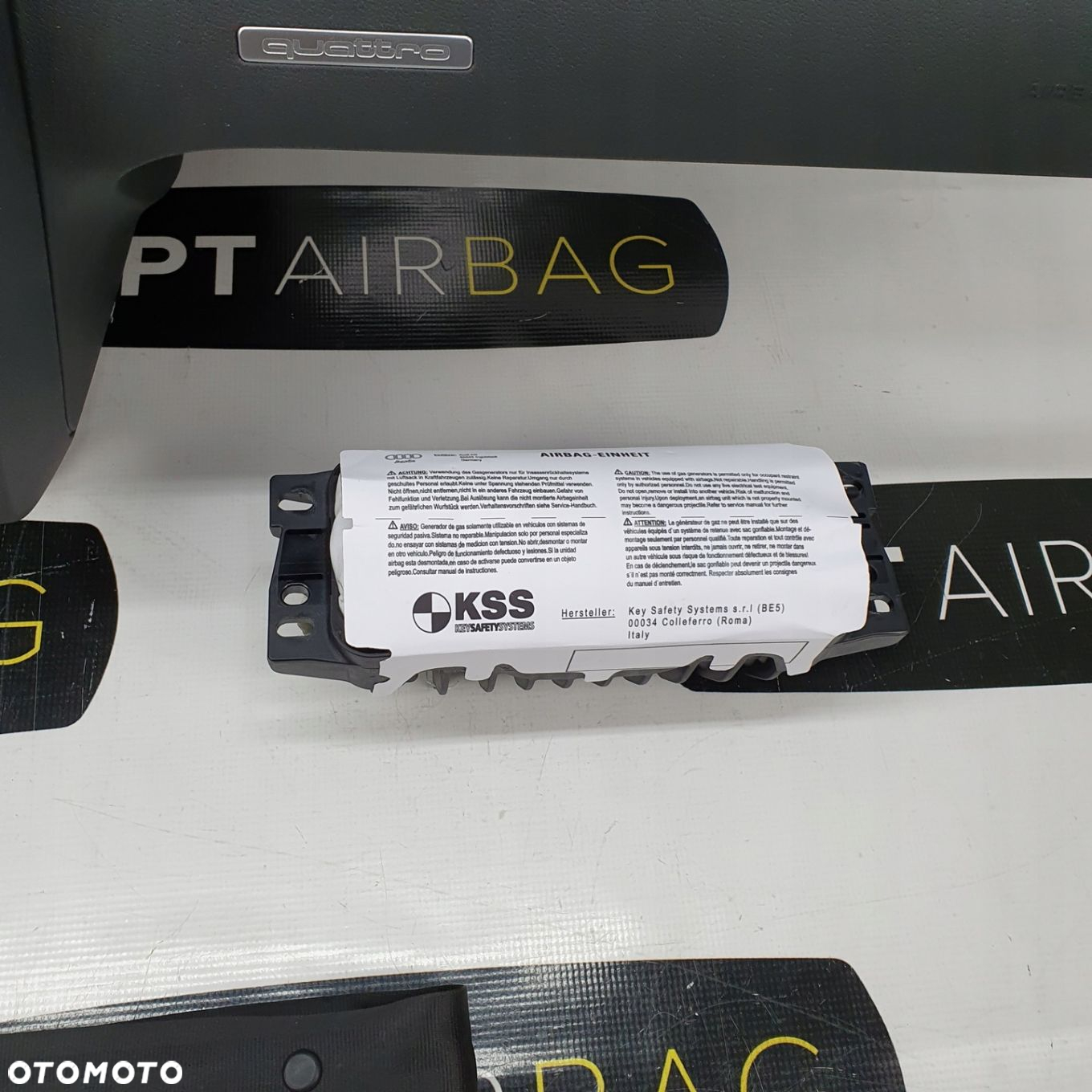 AUDI A5 8T KOKPIT DESKA KONSOLA PULPIT PODUSZKA AIRBAG AIR BAG PASY KIT SET - 10