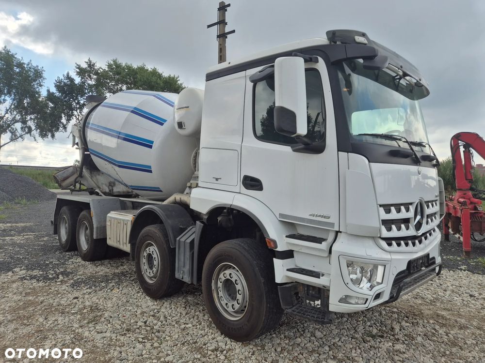 Mercedes-Benz Arocs 4146 8x4 betonomieszarka 10m3 Intermix, 2017rok - 2