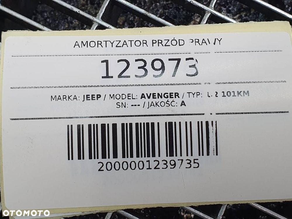 AMORTYZATOR MCPHERSON PRZÓD PRAWY 1.2 JEEP AVENGER - 9