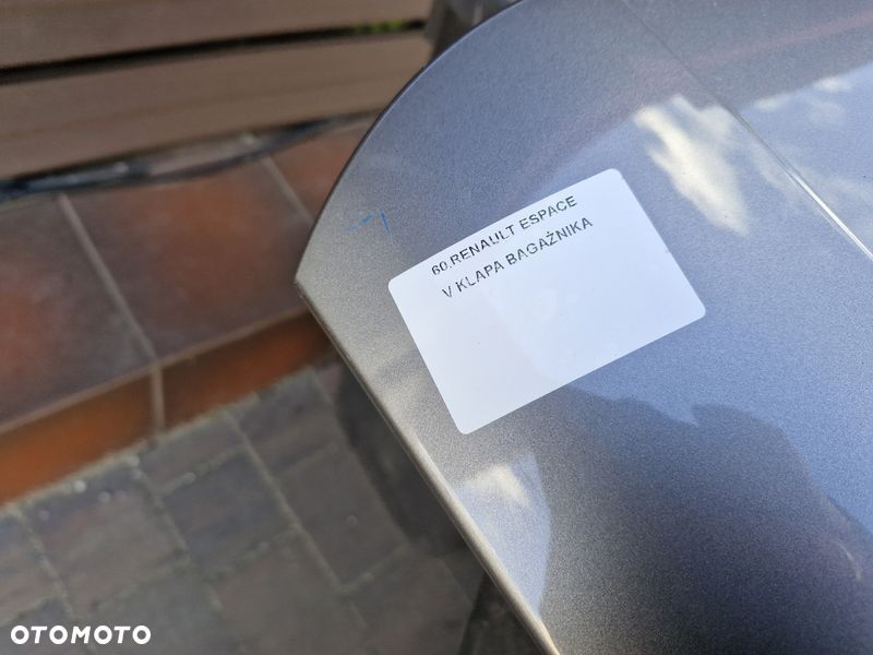 renault espace v 5 klapa bagażnika tył tylna - 2