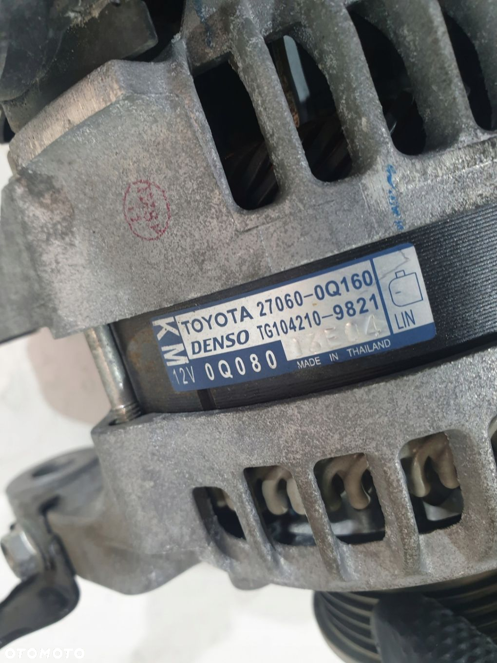 ALTERNATOR 27060-0Q160 CITROEN TOYOTA AYGO II YARIS IV 14- 1.0B - 8