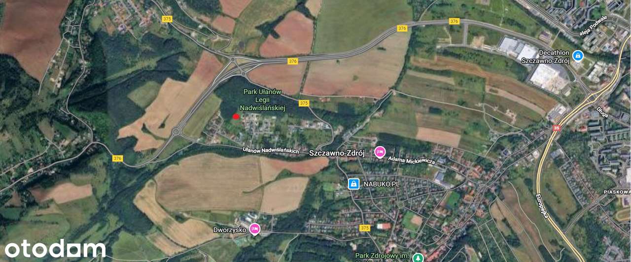 Działka na osiedlu, 5482m², Szczawno Zdrój - Pełny obrazek: 2/11