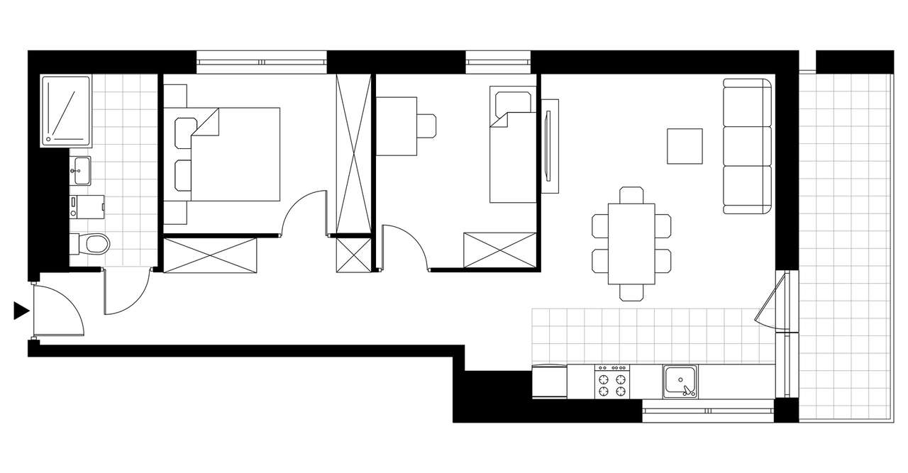 3-pokojowe mieszkanie 59m2 + balkon Bez Prowizji - Pełny obrazek: 4/11