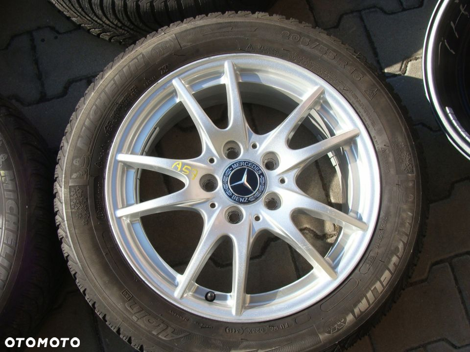 a57 5x112 Mercedes W245 W246 W176 CLA W124 W201 190 6.5jx16 opony zima 205/55 - 2