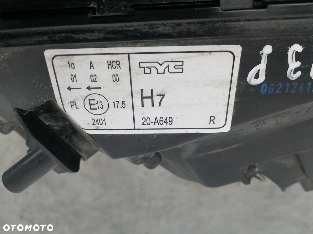 LAMPA PRZÓD PRAWA BMW 1 E81 20-A649 - 8