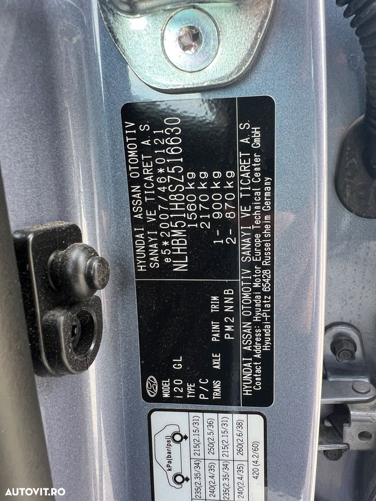 Hyundai i20 1.2 L 79CP 5DR Comfort - 22