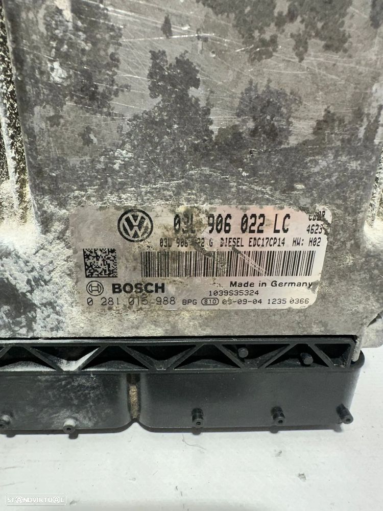 .Centralina Motor Bosch VAG VW Volkswagen 2.0 TDi CBB 03L906022LC / 0281015988 / EDC17CP14 - 7