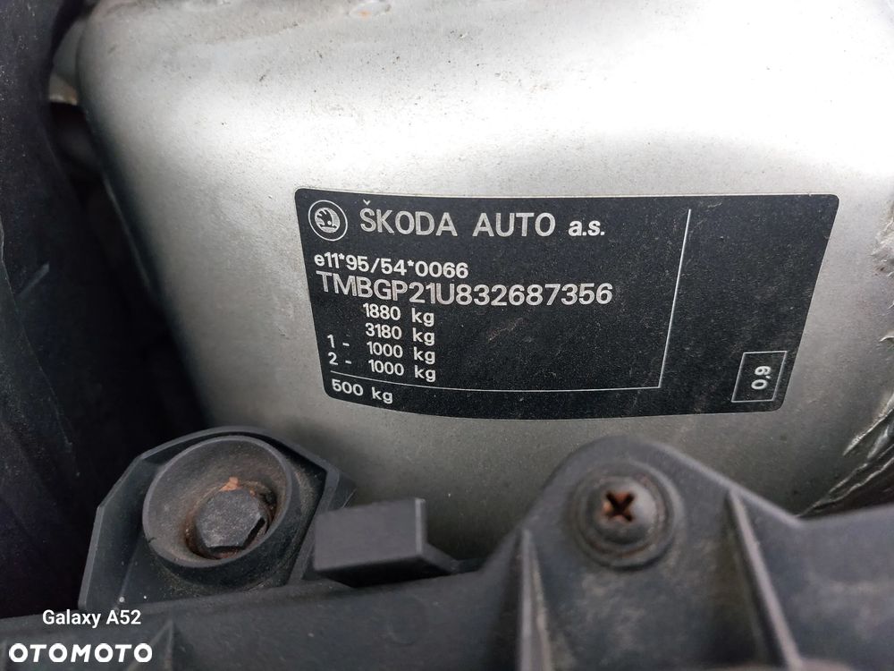 Zderzak SKODA OCTAVIA I LIFT KOMBI 1,9D 03R..maska,lampy,drzwi,klapa..... - 10