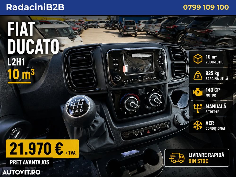 Fiat Ducato L2H1 VAN 10 mc 2,2 Mjet 120 CP - 9
